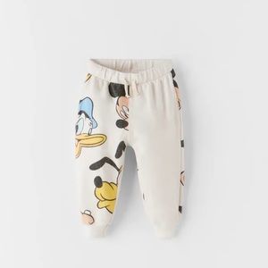 ZARA Disney plush trousers